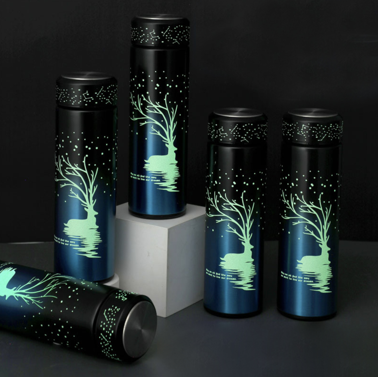 Glow In The Dark Vacuum Flask (500ml)